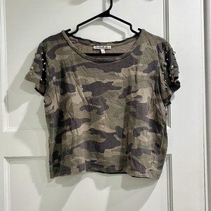 Express camo print t-shirt